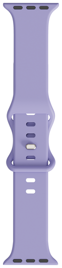 SBG Siliconen Apple Watch Band 1-11/SE/Ultra - 49/46/45/44/42MM - Lavender Grijs afbeelding 7