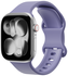 SBG Siliconen Apple Watch Band 1-11/SE/Ultra - 49/46/45/44/42MM - Lavender Grijs