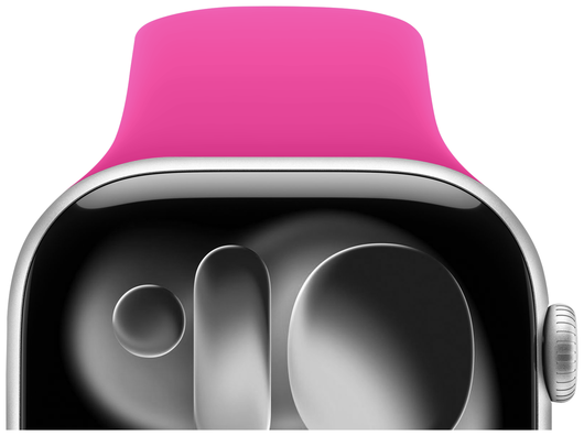 SBG Siliconen Apple Watch Band 1-11/SE/Ultra - 49/46/45/44/42MM - Hot Pink afbeelding 5