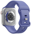 SBG Siliconen Apple Watch Band 1-11/SE/Ultra - 49/46/45/44/42MM - Lavender afbeelding 2