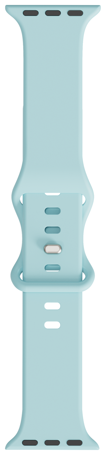 SBG Siliconen Apple Watch Band 1-11/SE/Ultra - 49/46/45/44/42MM - Groen Blauw afbeelding 7