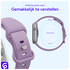 SBG Siliconen Apple Watch Band 1-11/SE/Ultra - 49/46/45/44/42MM - Paars afbeelding 5