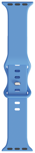 SBG Siliconen Apple Watch Band 1-11/SE/Ultra - 49/46/45/44/42MM - Blauw afbeelding 7