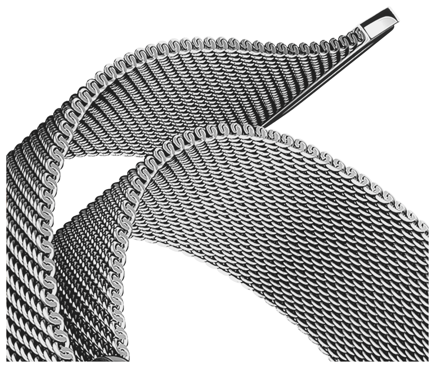 SBG Milanees - Apple Watch Bandje - 1-11/SE - 38/40/41/42MM - Zilver afbeelding 11