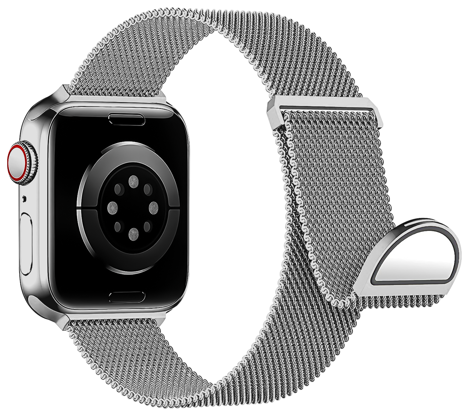 SBG Milanees - Apple Watch Bandje - 1-11/SE - 38/40/41/42MM - Zilver afbeelding 14