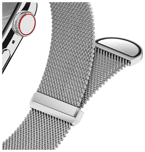 SBG Milanees - Apple Watch Bandje - 1-11/SE - 38/40/41/42MM - Zilver afbeelding 9