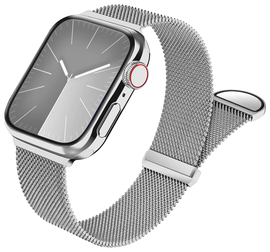 SBG Milanees - Apple Watch Bandje - 1-11/SE - 38/40/41/42MM - Zilver afbeelding