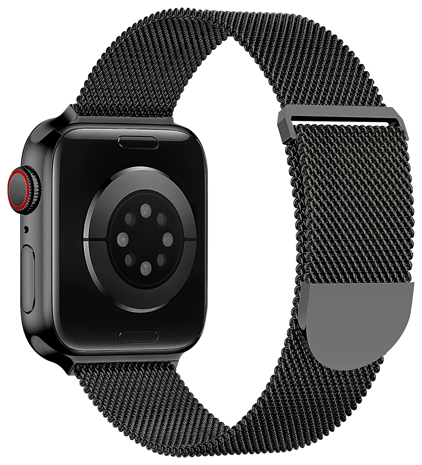 SBG Milanees - Apple Watch Bandje - 1-11/SE - 38/40/41/42MM - Zwart afbeelding 10