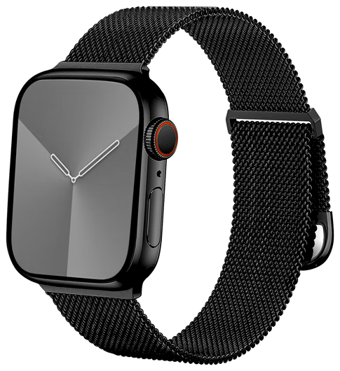 SBG Milanees - Apple Watch Bandje - 1-11/SE - 38/40/41/42MM - Zwart afbeelding 8