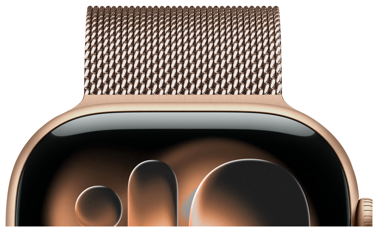 SBG Milanees - Apple Watch Bandje - 1-11/SE - 38/40/41/42MM - Roze Goud afbeelding 12