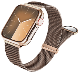 SBG Milanees - Apple Watch Bandje - 1-11/SE - 38/40/41/42MM - Roze Goud afbeelding