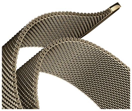 SBG Milanees - Apple Watch Bandje - 1-11/SE - 38/40/41/42MM - Goud afbeelding 12