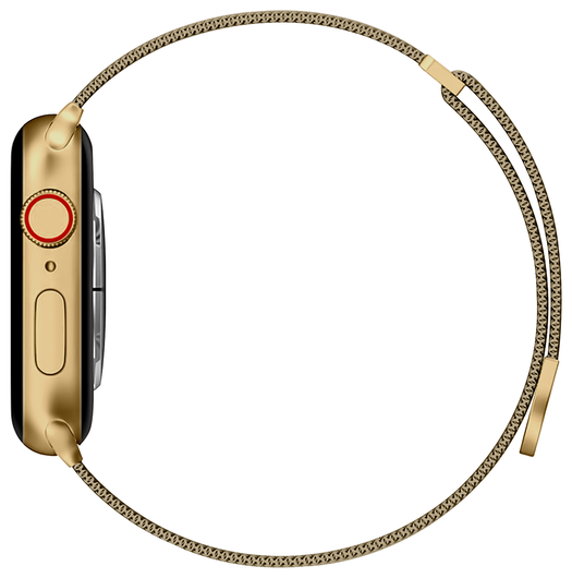 SBG Milanees - Apple Watch Bandje - 1-11/SE - 38/40/41/42MM - Goud afbeelding 14