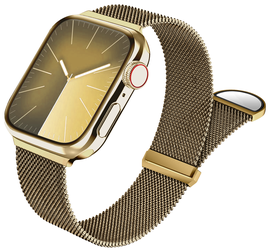 SBG Milanees - Apple Watch Bandje - 1-11/SE - 38/40/41/42MM - Goud afbeelding