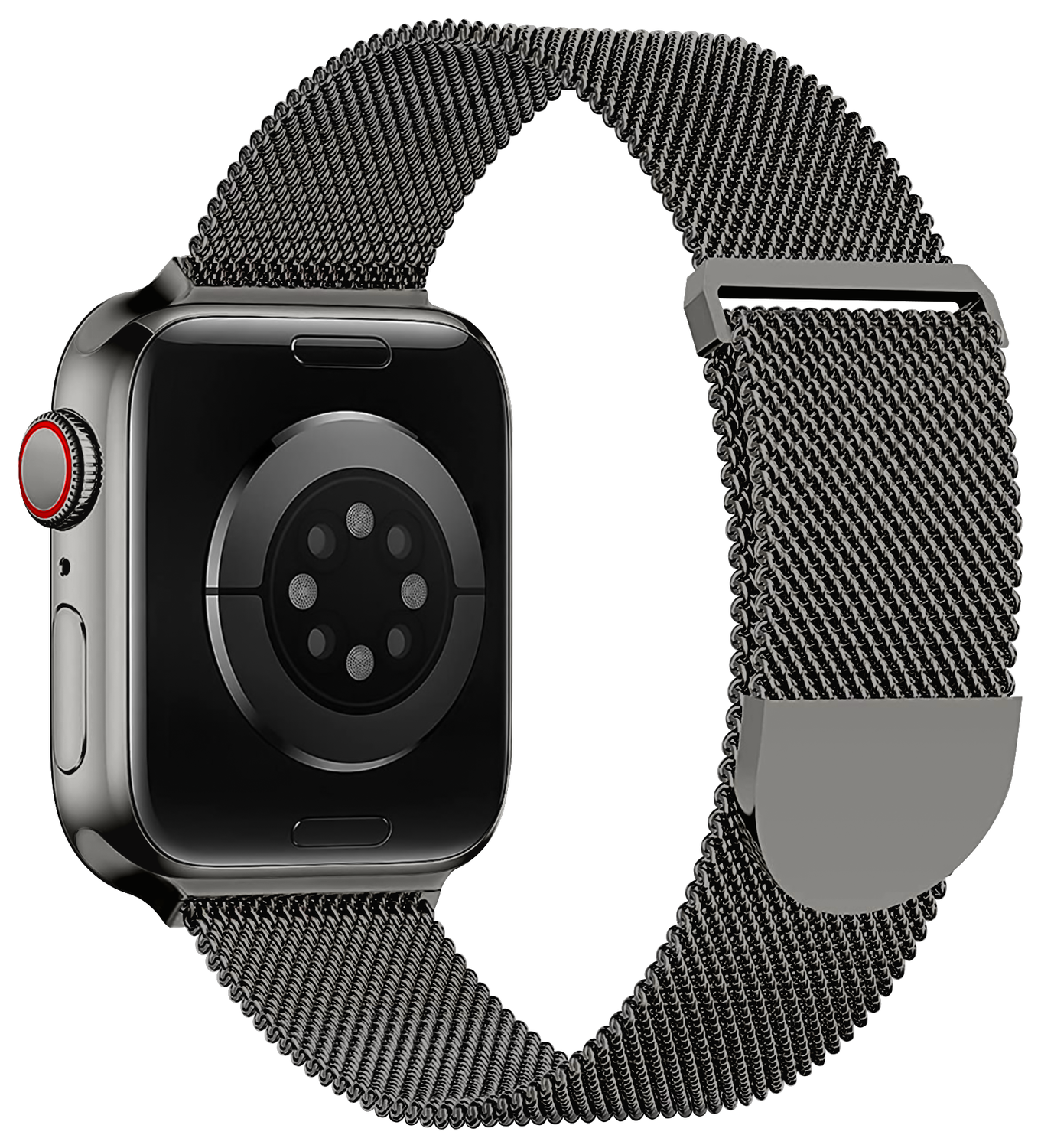 SBG Milanees - Apple Watch Bandje - 1-11/SE - 38/40/41/42MM - Grijs afbeelding 12