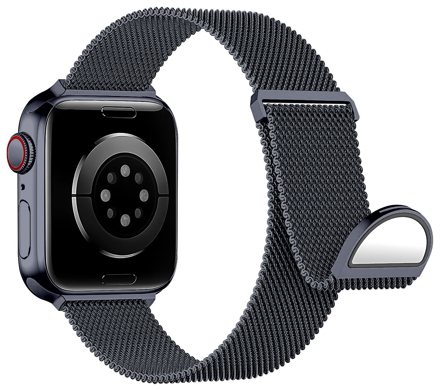 SBG Milanees - Apple Watch Bandje - 1-11/SE - 38/40/41/42MM - Blauw afbeelding 14