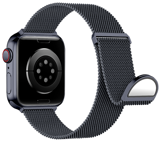 SBG Milanees - Apple Watch Bandje - 1-11/SE - 38/40/41/42MM - Blauw afbeelding 14