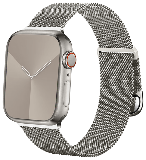 SBG Milanees - Apple Watch Bandje - 1-11/SE - 38/40/41/42MM - Starlight afbeelding 7
