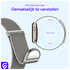 SBG Milanees - Apple Watch Bandje - 1-11/SE - 38/40/41/42MM - Starlight afbeelding 3
