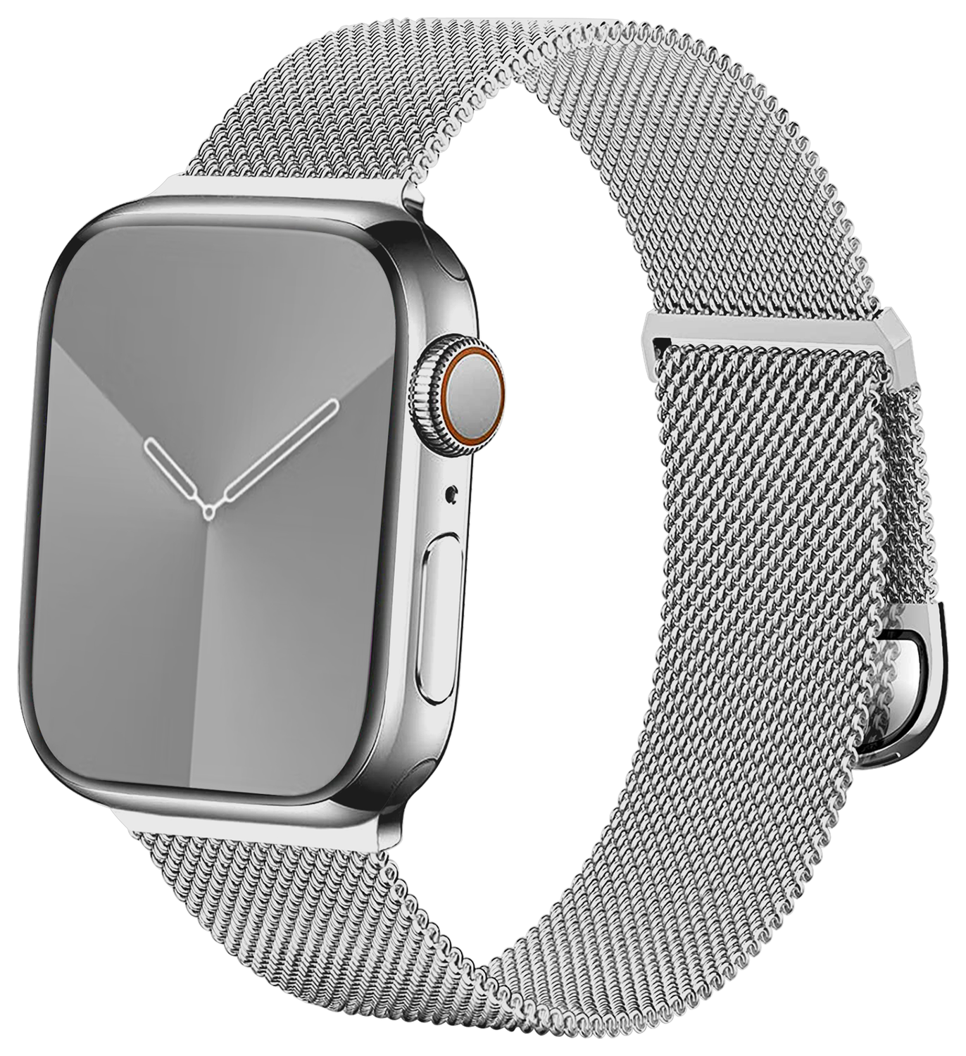 SBG Milanees - Apple Watch Bandje - 1-11/SE/Ultra - 49/46/45/44/42MM - Zilver afbeelding 8