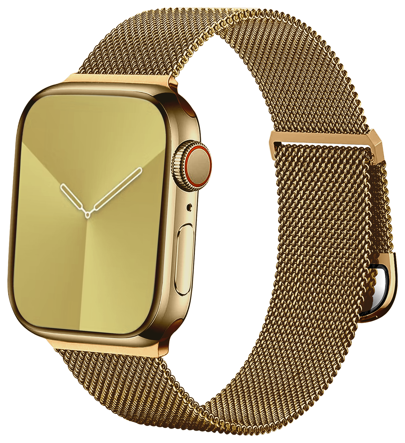 SBG Milanees - Apple Watch Bandje - 1-11/SE/Ultra - 49/46/45/44/42MM - Goud afbeelding 10