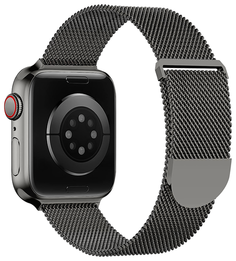 SBG Milanees - Apple Watch Bandje - 1-11/SE/Ultra - 49/46/45/44/42MM - Grijs afbeelding 12