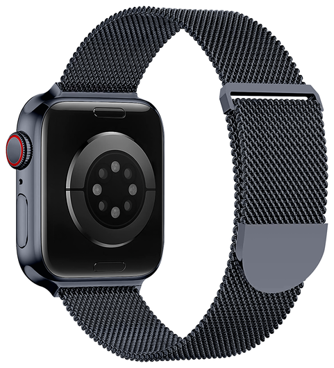 SBG Milanees - Apple Watch Bandje - 1-11/SE/Ultra - 49/46/45/44/42MM - Blauw afbeelding 11