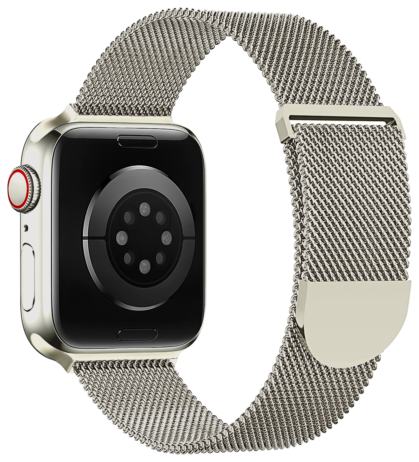 SBG Milanees - Apple Watch Bandje - 1-11/SE/Ultra - 49/46/45/44/42MM - Starlight afbeelding 11