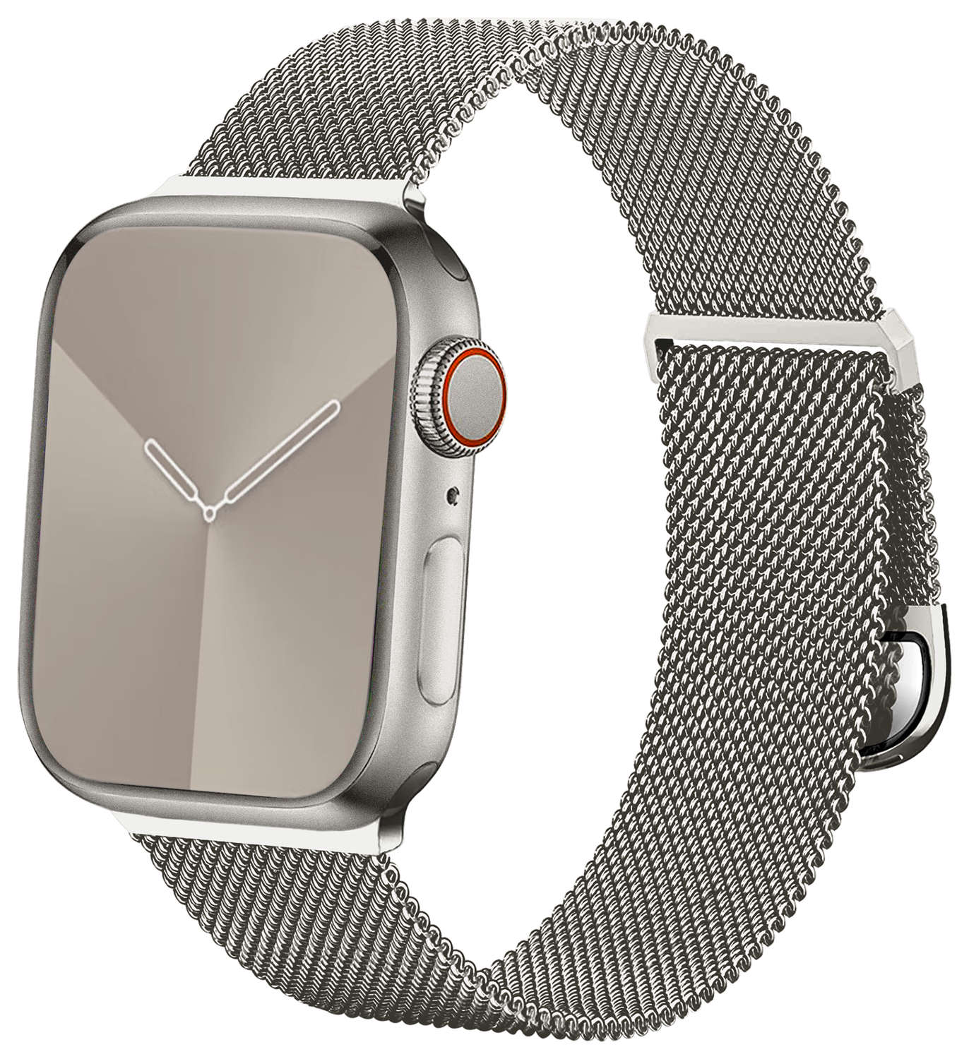 SBG Milanees - Apple Watch Bandje - 1-11/SE/Ultra - 49/46/45/44/42MM - Starlight afbeelding 9