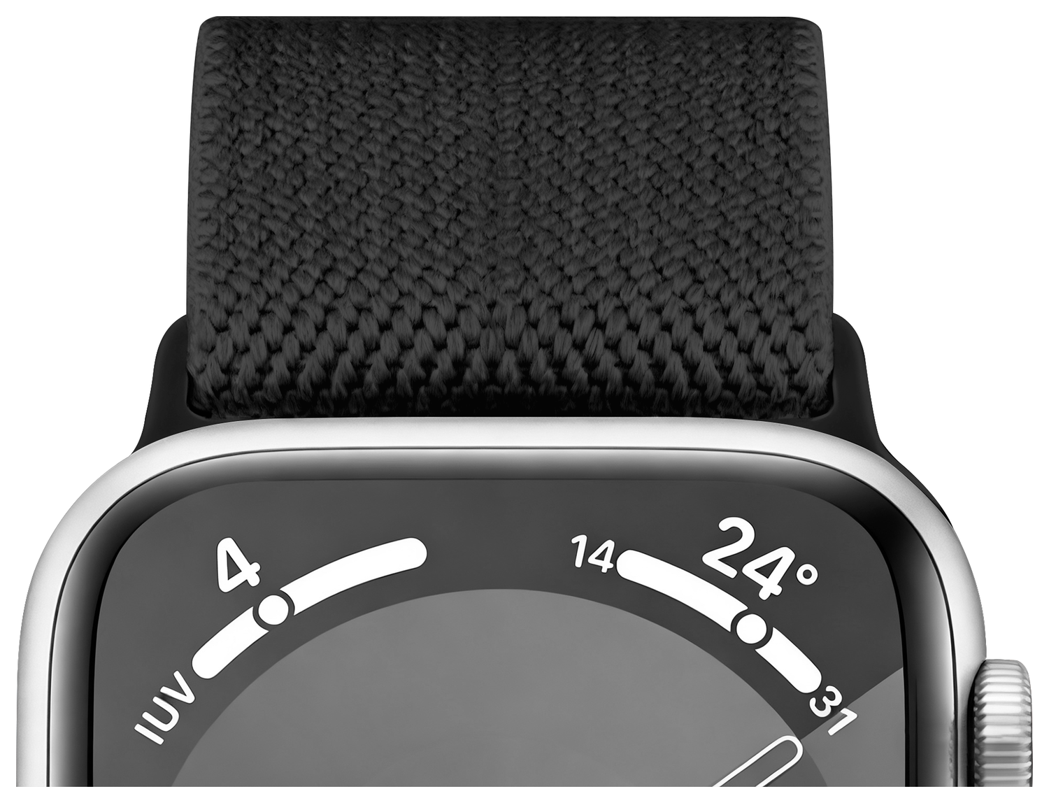SBG Nylon - Apple Watch Bandje - 1-11/SE - 38/40/41/42MM - Zwart afbeelding 4