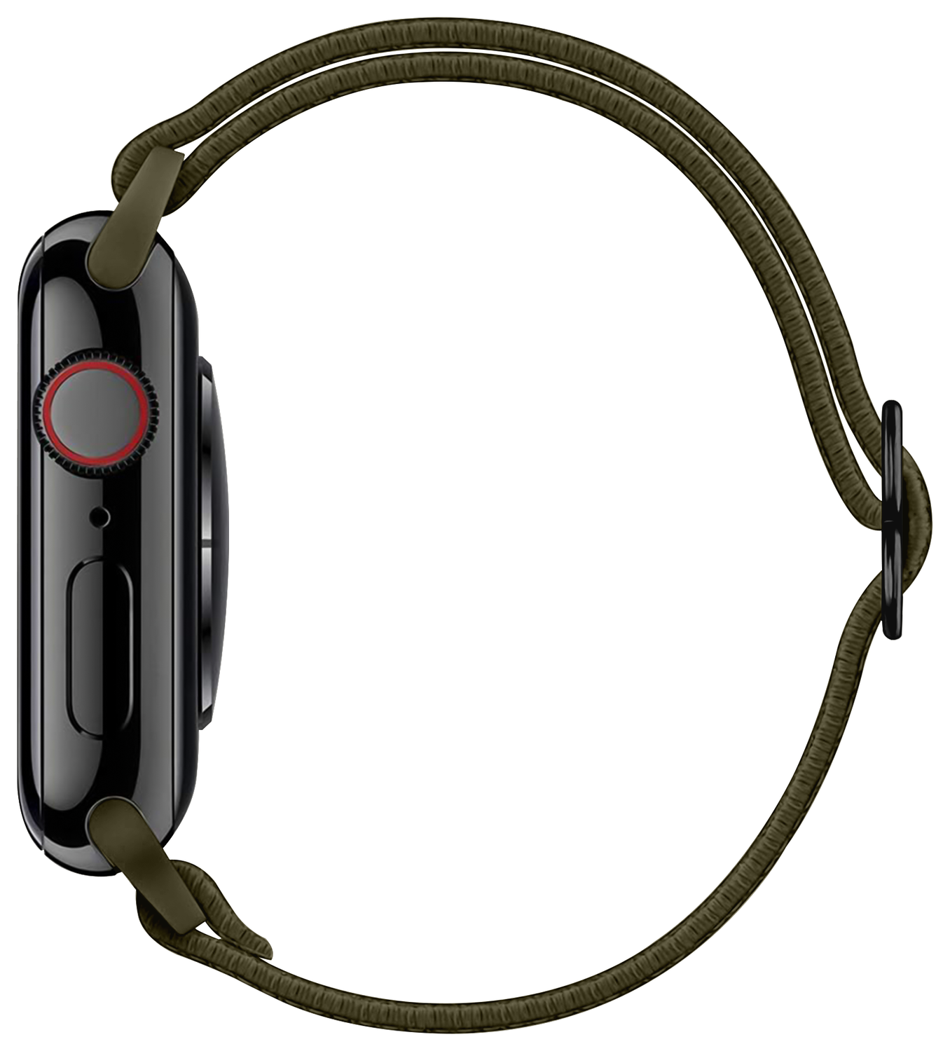 SBG Nylon - Apple Watch Bandje - 1-11/SE - 38/40/41/42MM - Groen afbeelding 6