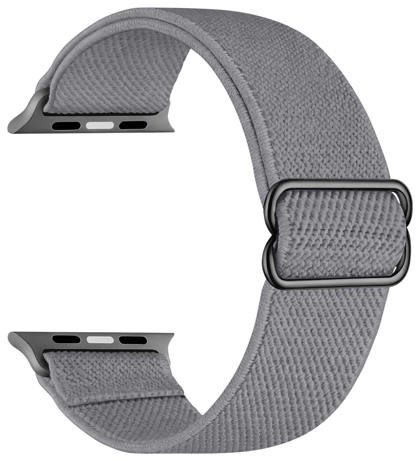 SBG Nylon - Apple Watch Bandje - 1-11/SE - 38/40/41/42MM - Grijs afbeelding 3
