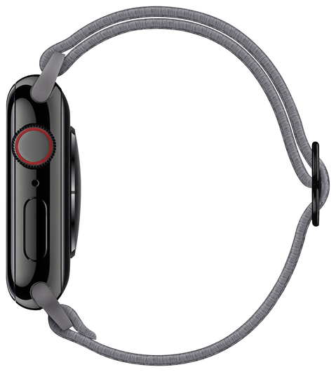SBG Nylon - Apple Watch Bandje - 1-11/SE - 38/40/41/42MM - Grijs afbeelding 6