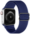 SBG Nylon - Apple Watch Bandje - 1-11/SE - 38/40/41/42MM - Navy Blauw afbeelding 2