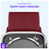 SBG Nylon - Apple Watch Bandje - 1-11/SE - 38/40/41/42MM - Bordeaux afbeelding 5