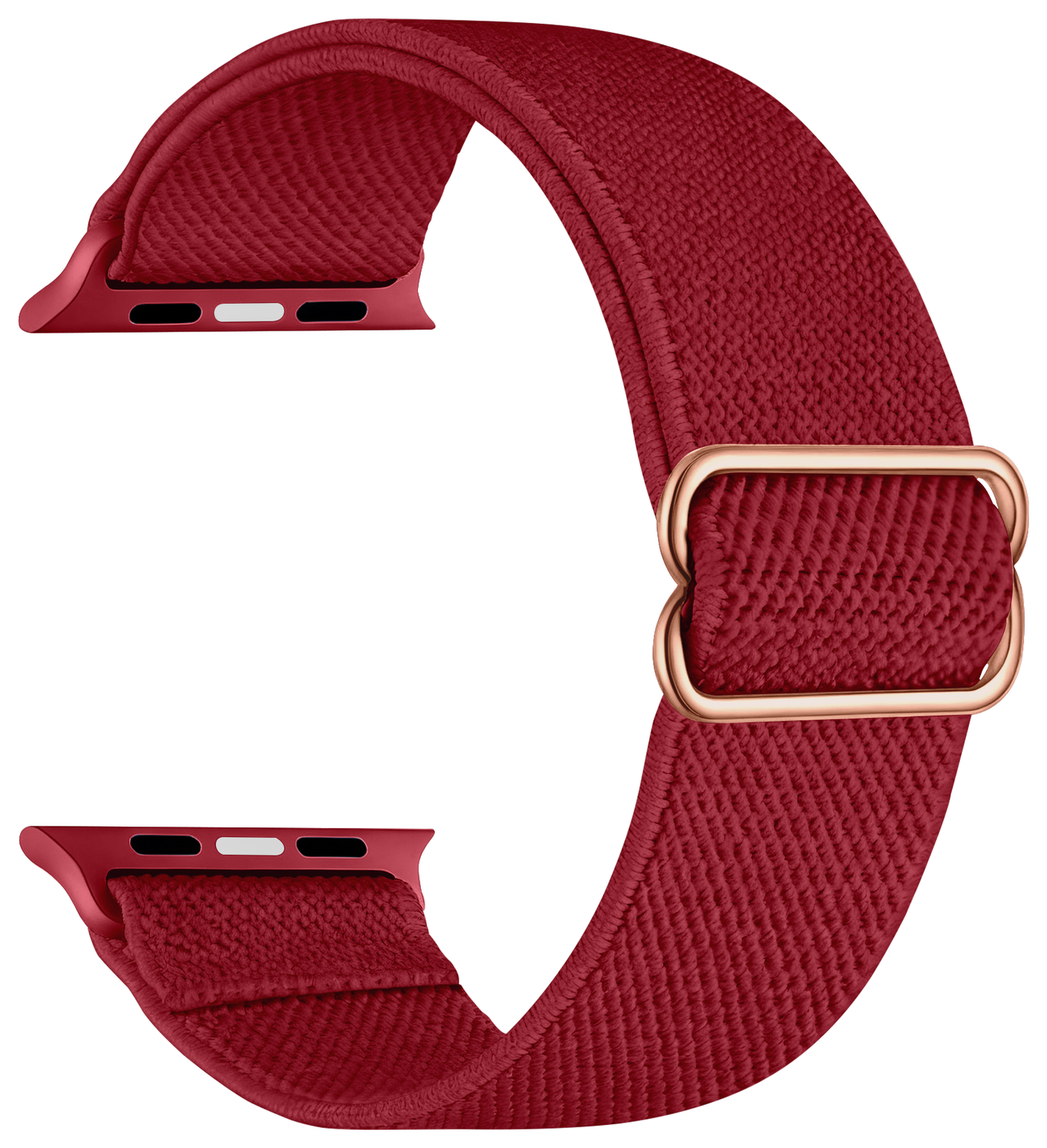 SBG Nylon - Apple Watch Bandje - 1-11/SE - 38/40/41/42MM - Rood afbeelding 3