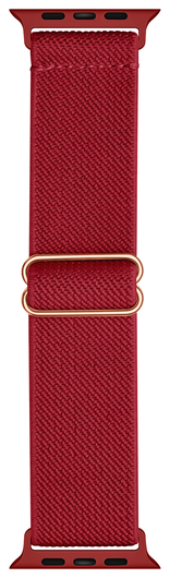 SBG Nylon - Apple Watch Bandje - 1-11/SE - 38/40/41/42MM - Rood afbeelding 5