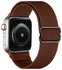 SBG Nylon - Apple Watch Bandje - 1-11/SE - 38/40/41/42MM - Bruin afbeelding 2