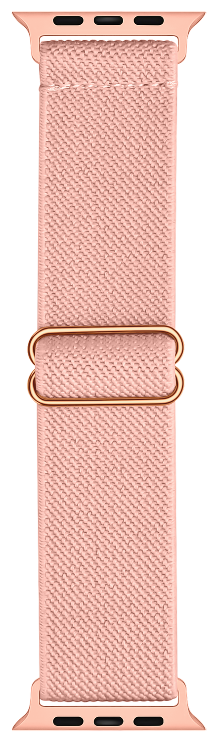 SBG Nylon - Apple Watch Bandje - 1-11/SE - 38/40/41/42MM - Rose afbeelding 11