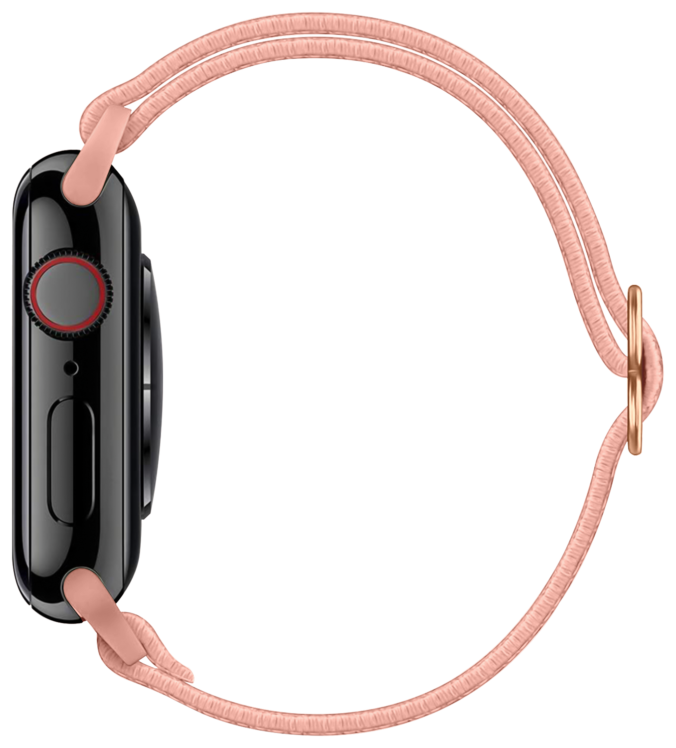 SBG Nylon - Apple Watch Bandje - 1-11/SE - 38/40/41/42MM - Rose afbeelding 12