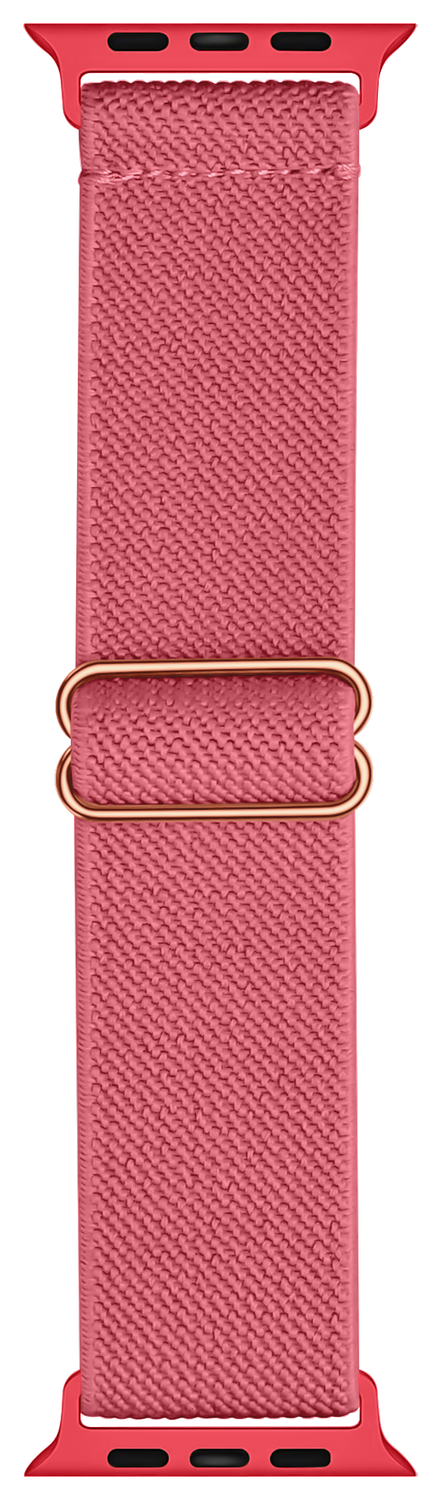 SBG Nylon - Apple Watch Bandje - 1-11/SE - 38/40/41/42MM - Rose afbeelding 5