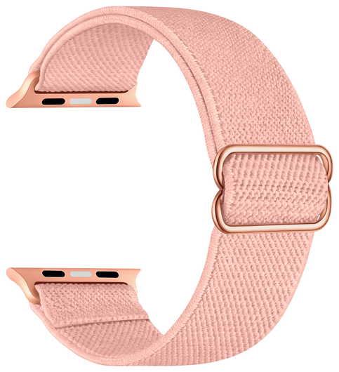 SBG Nylon - Apple Watch Bandje - 1-11/SE - 38/40/41/42MM - Rose afbeelding 9