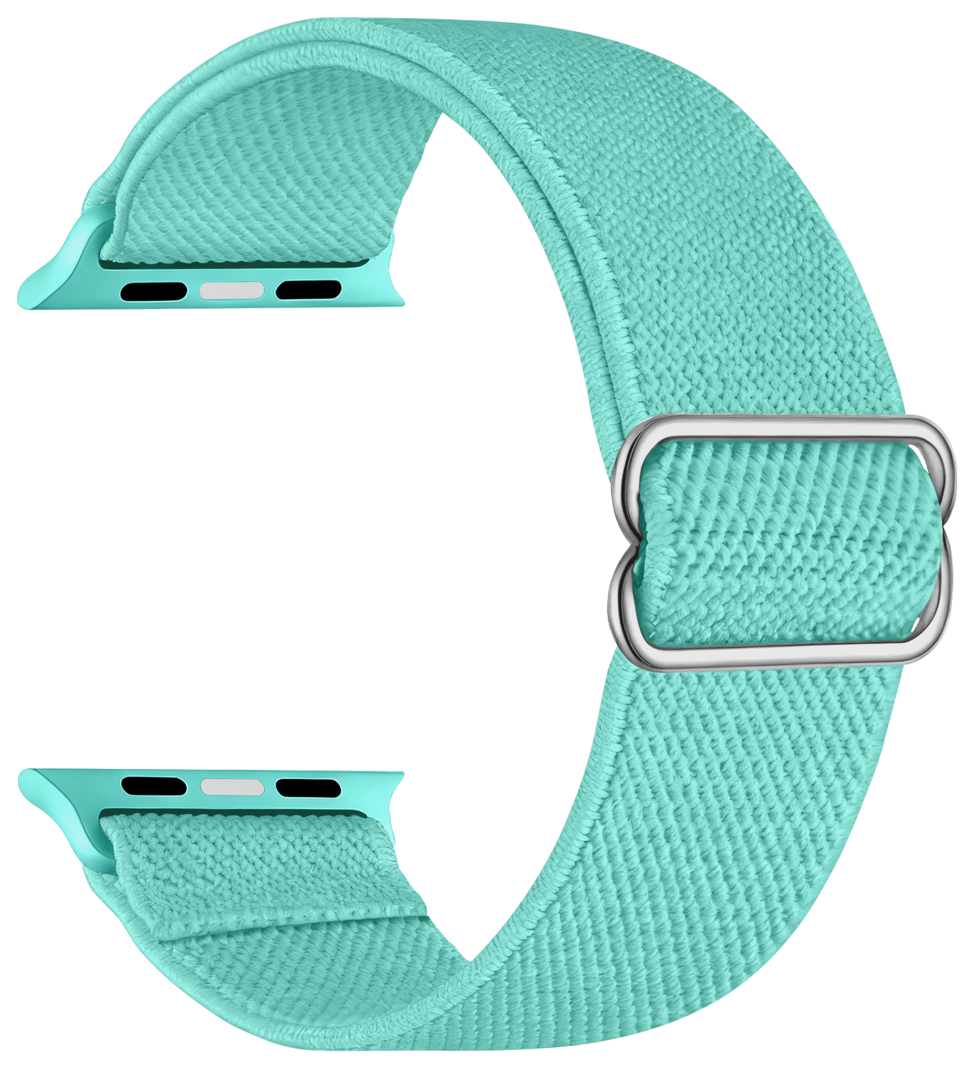 SBG Nylon - Apple Watch Bandje - 1-11/SE - 38/40/41/42MM - Mint Groen afbeelding 3