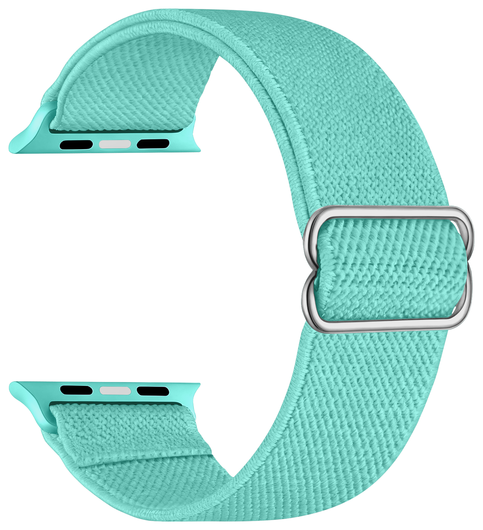 SBG Nylon - Apple Watch Bandje - 1-11/SE - 38/40/41/42MM - Mint Groen afbeelding 3