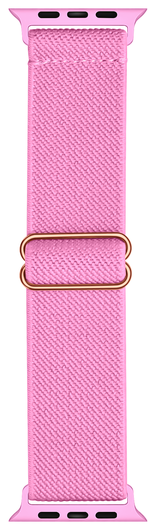 SBG Nylon - Apple Watch Bandje - 1-11/SE - 38/40/41/42MM - Roze afbeelding 5