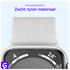 SBG Nylon - Apple Watch Bandje - 1-11/SE - 38/40/41/42MM - Wit afbeelding 5