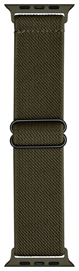 SBG Nylon - Apple Watch Bandje - 1-11/SE/Ultra - 49/46/45/44/42MM - Groen afbeelding 5