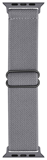 SBG Nylon - Apple Watch Bandje - 1-11/SE/Ultra - 49/46/45/44/42MM - Grijs afbeelding 5