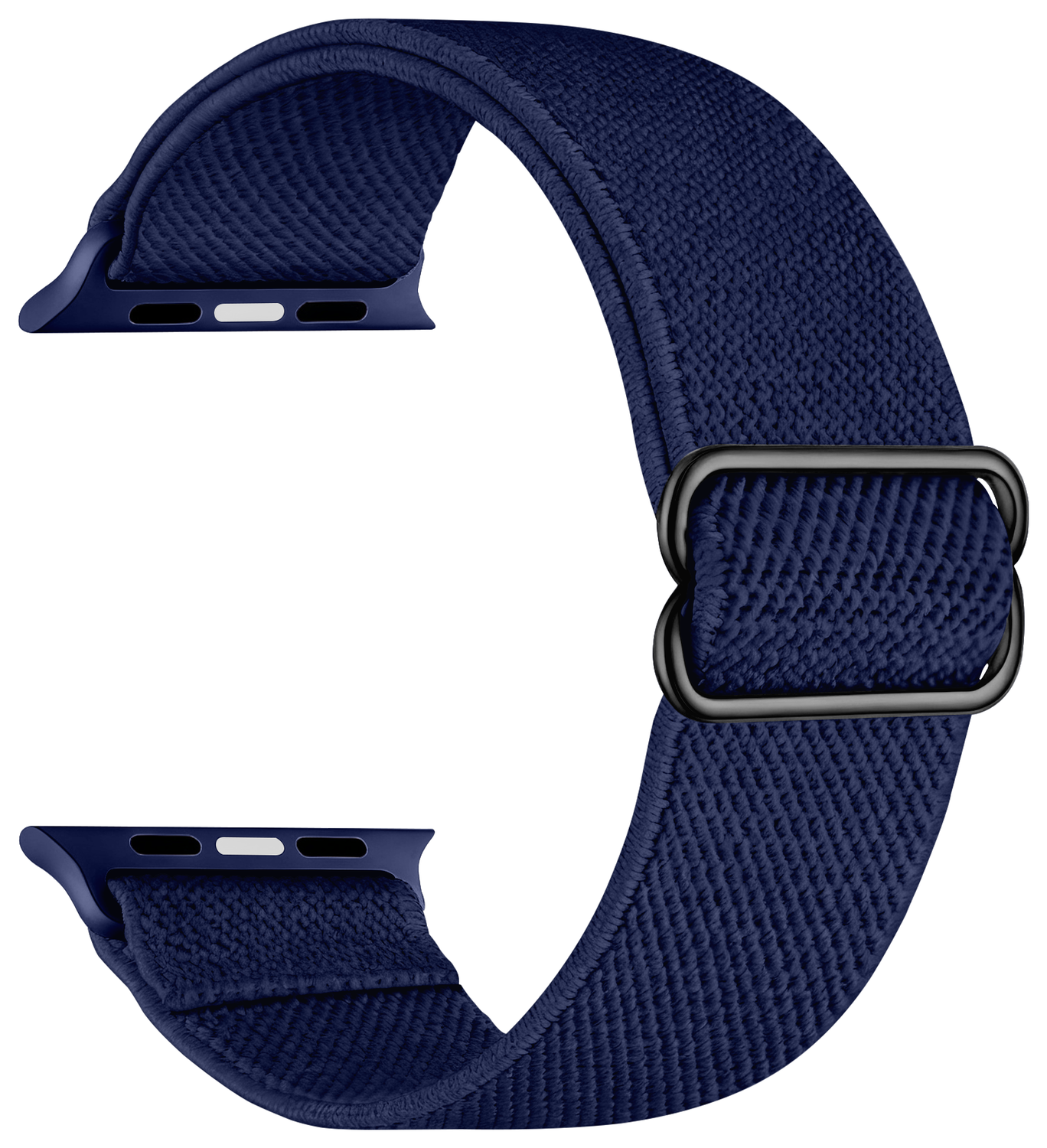 SBG Nylon - Apple Watch Bandje - 1-11/SE/Ultra - 49/46/45/44/42MM - Navy Blauw afbeelding 3