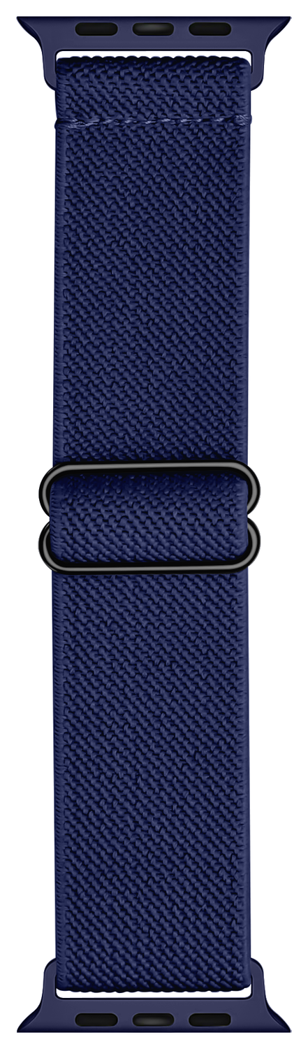 SBG Nylon - Apple Watch Bandje - 1-11/SE/Ultra - 49/46/45/44/42MM - Navy Blauw afbeelding 5